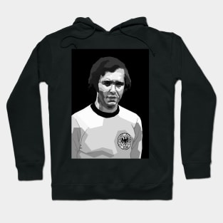 Franz Beckenbauer Black And White Hoodie